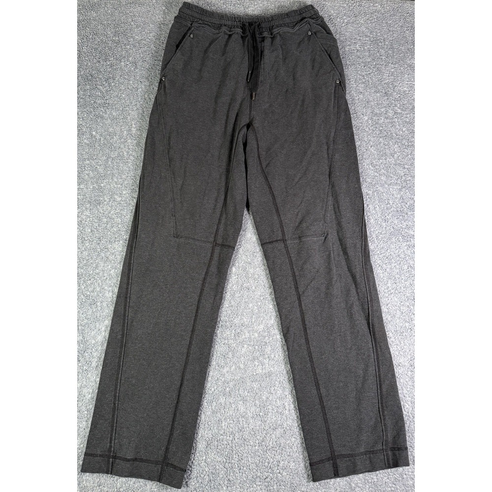 Lululemon Workhorse Pant Fleece Sweatpants Rivets Charcoal Gray Mens Small HTF